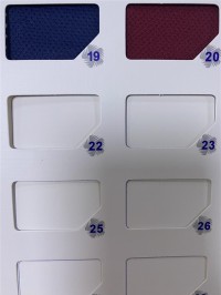 GZ-YXYF 0371# 89 Sky Points Width: 180CM Weight: 150GSM Composition: 100%polyester Moisture wicking front view